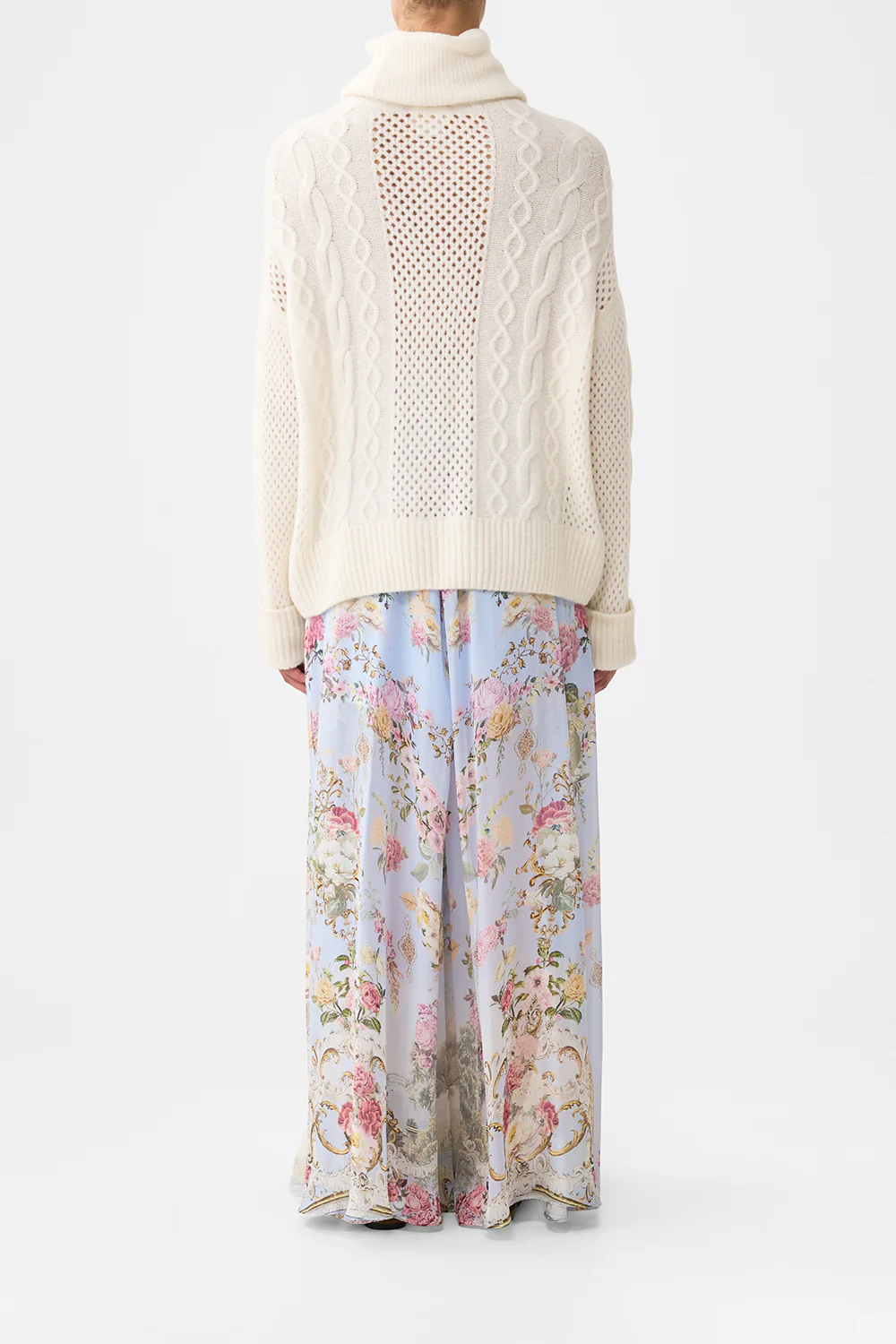 ROLL NECK JUMPER TILED IN TIME