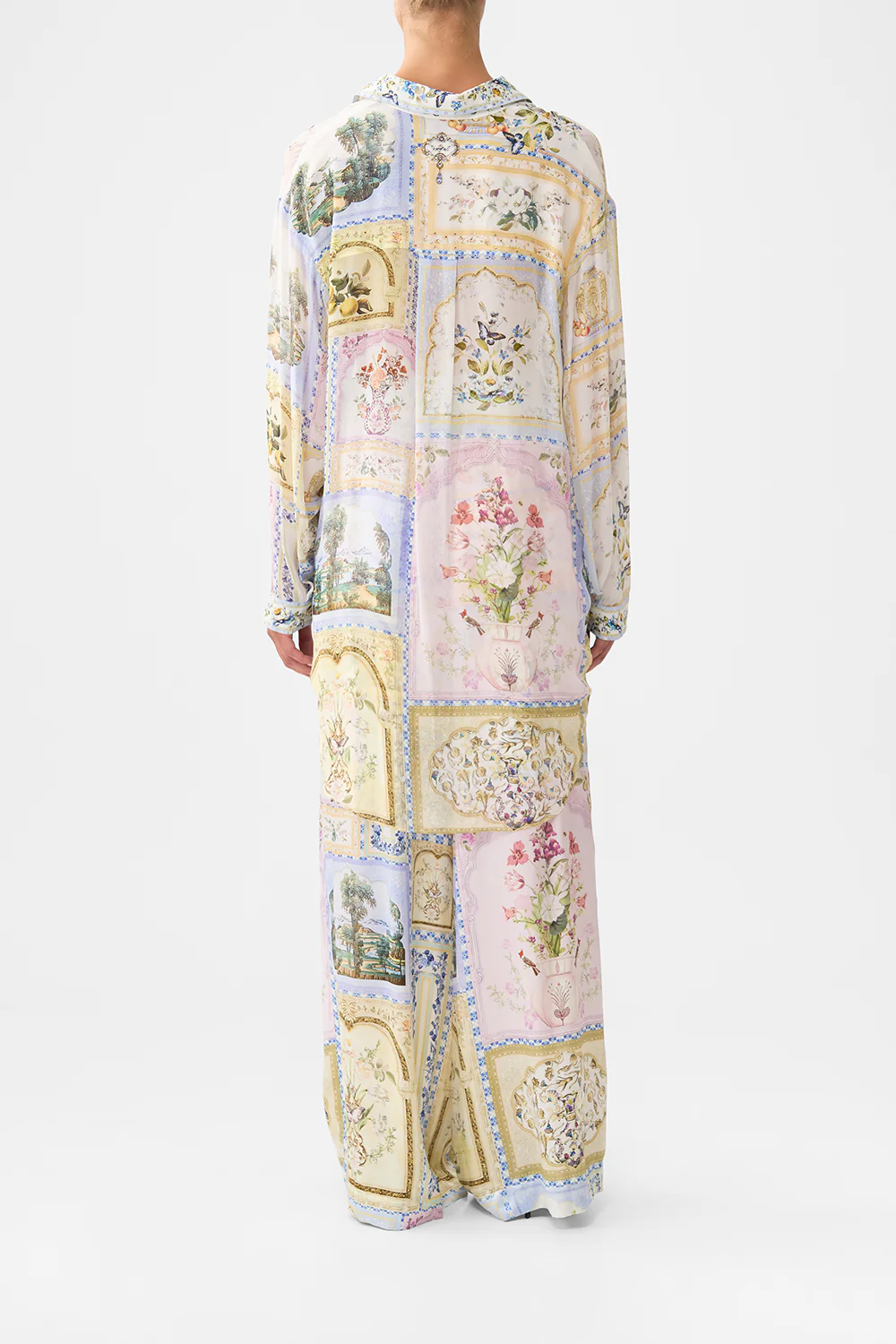 SHIRT TUNIC WITH SIDE BUTTONS BOTANICAL BALLADS