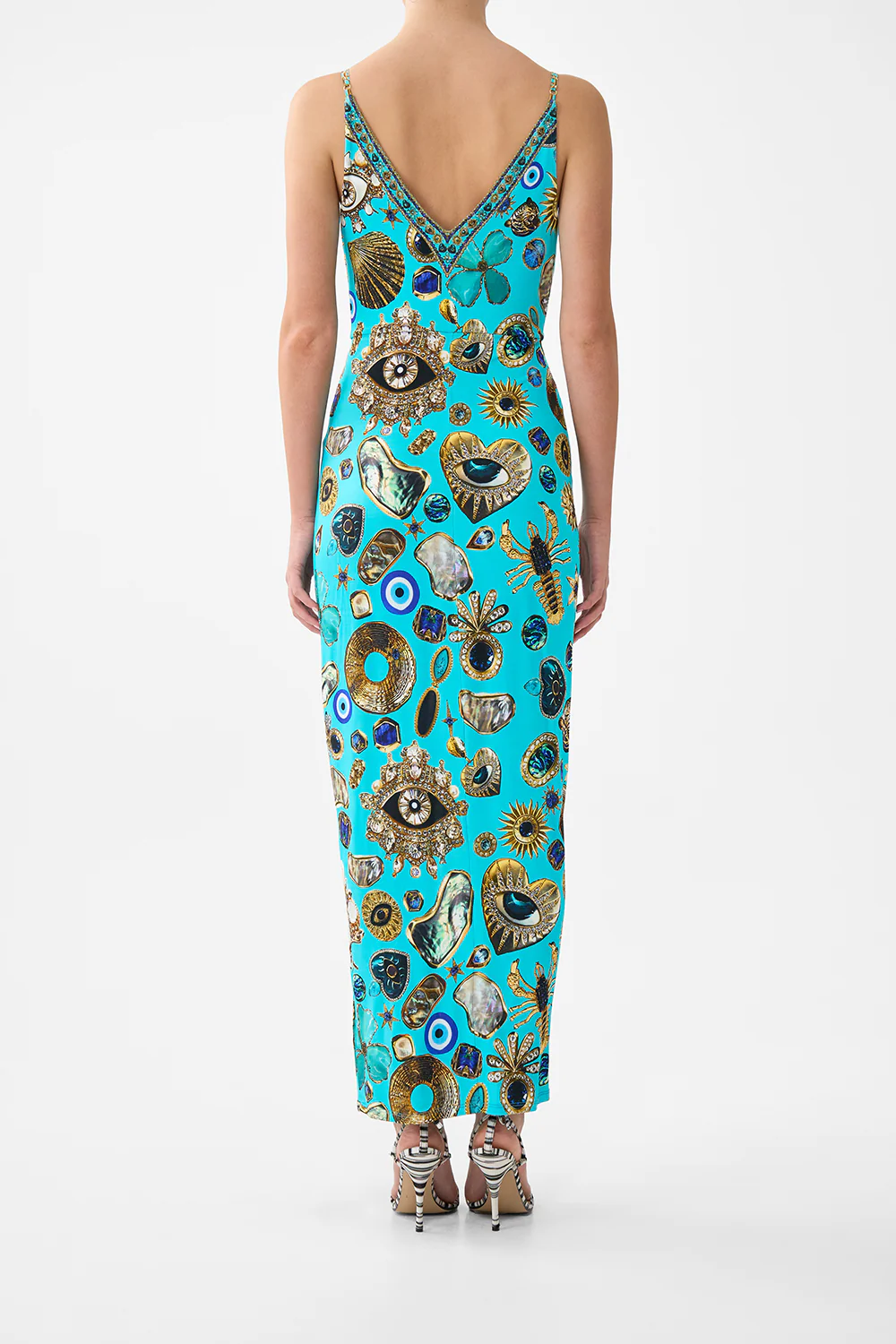 STRAPPY DRESS WITH TWIST FRONT TOTEMS AND TREASURES