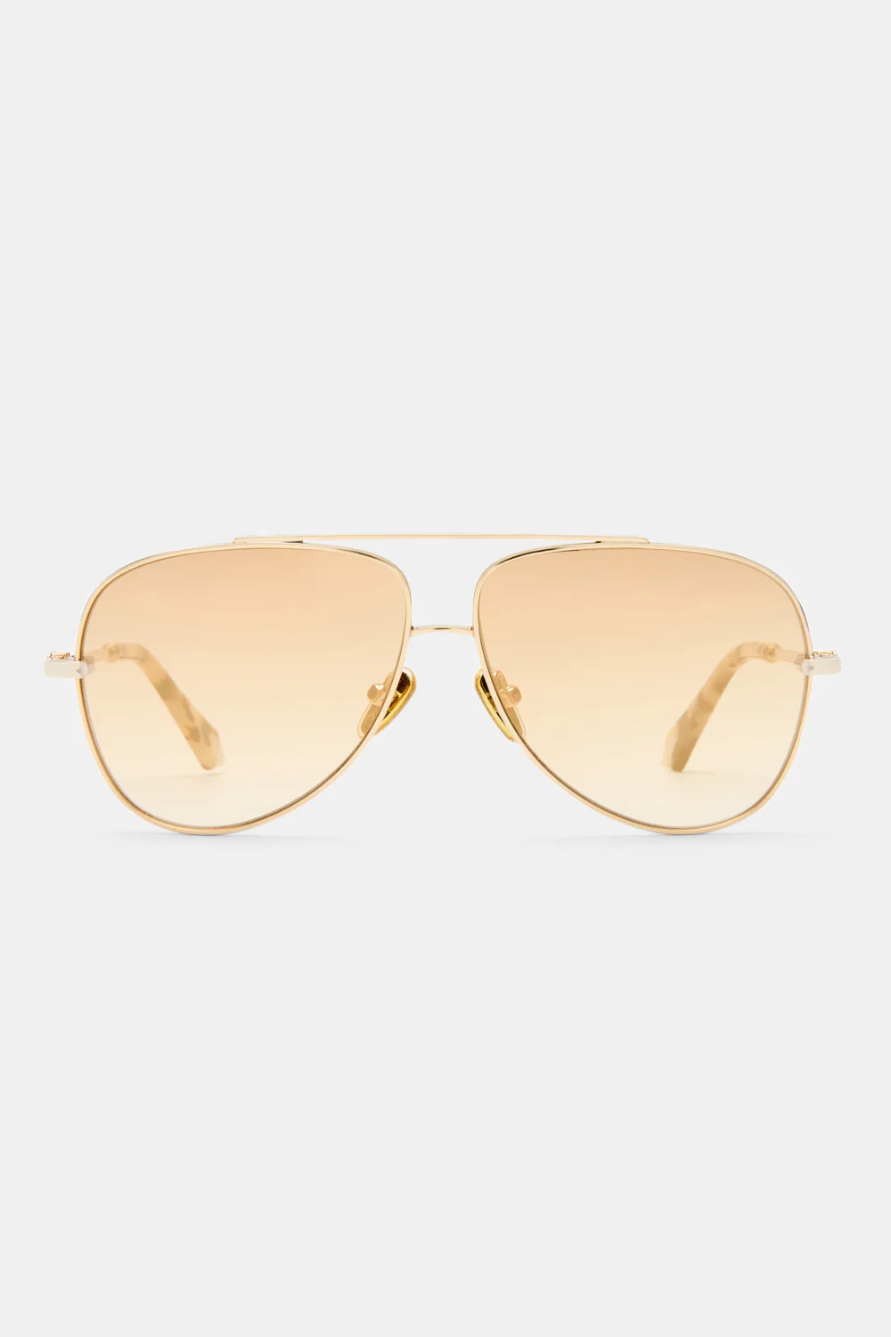 THE VOYAGE SUNGLASSES GOLD / NATURAL TORT