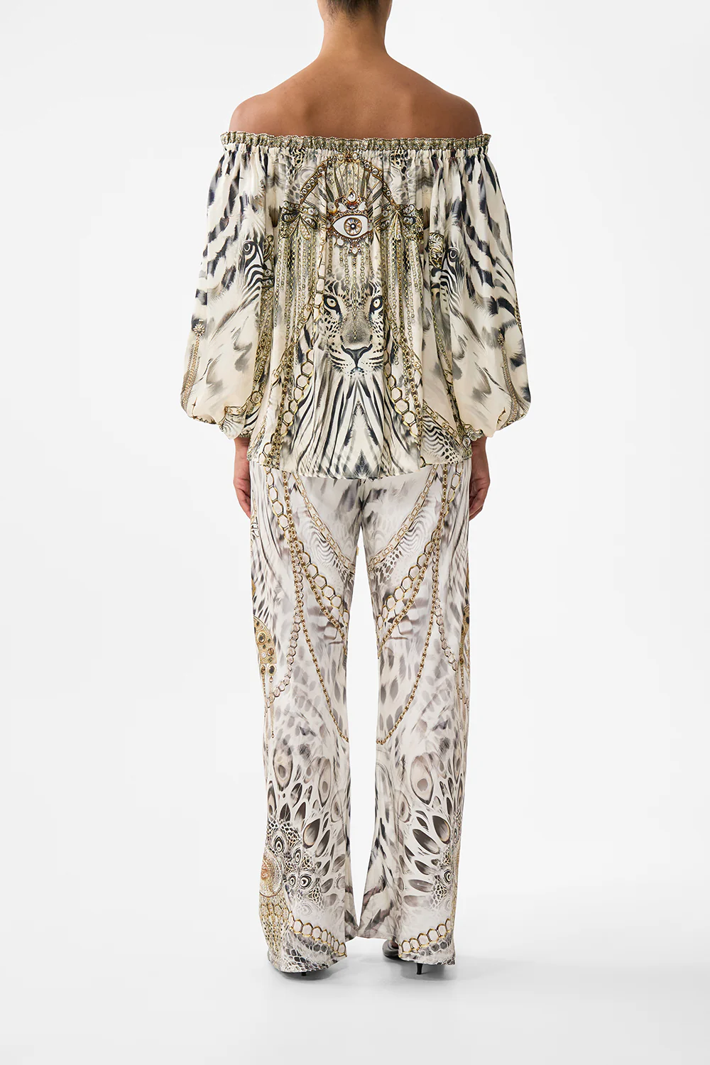 FRILL OFF SHOULDER TOP LADY LIONHEART