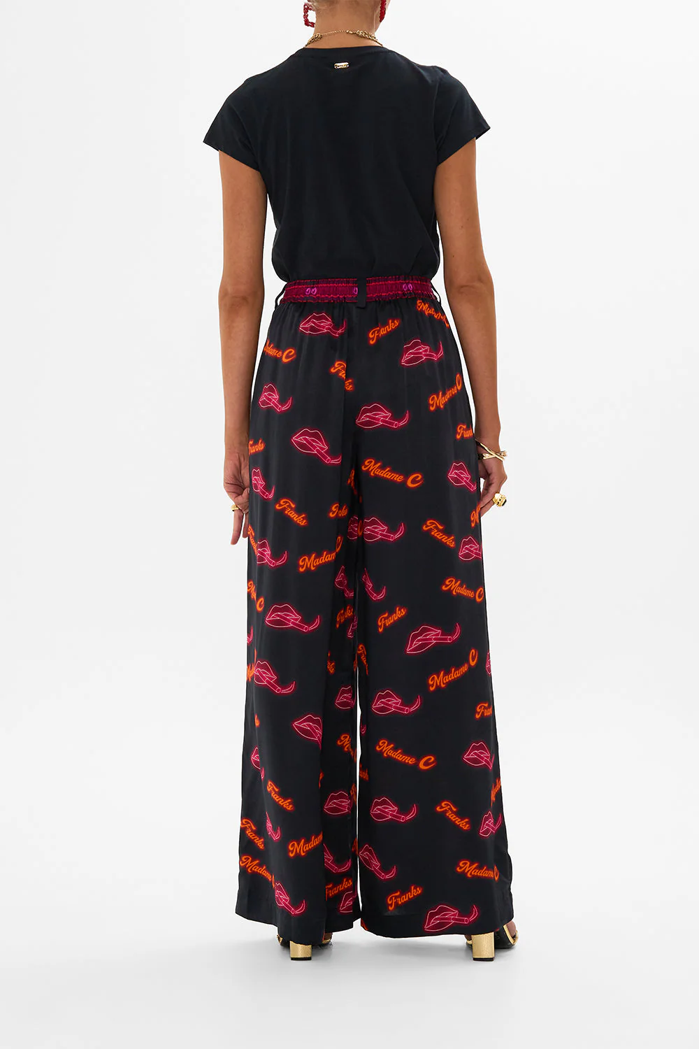 WIDE LEG WAISTED PANT ELECTRIC LOVELAND