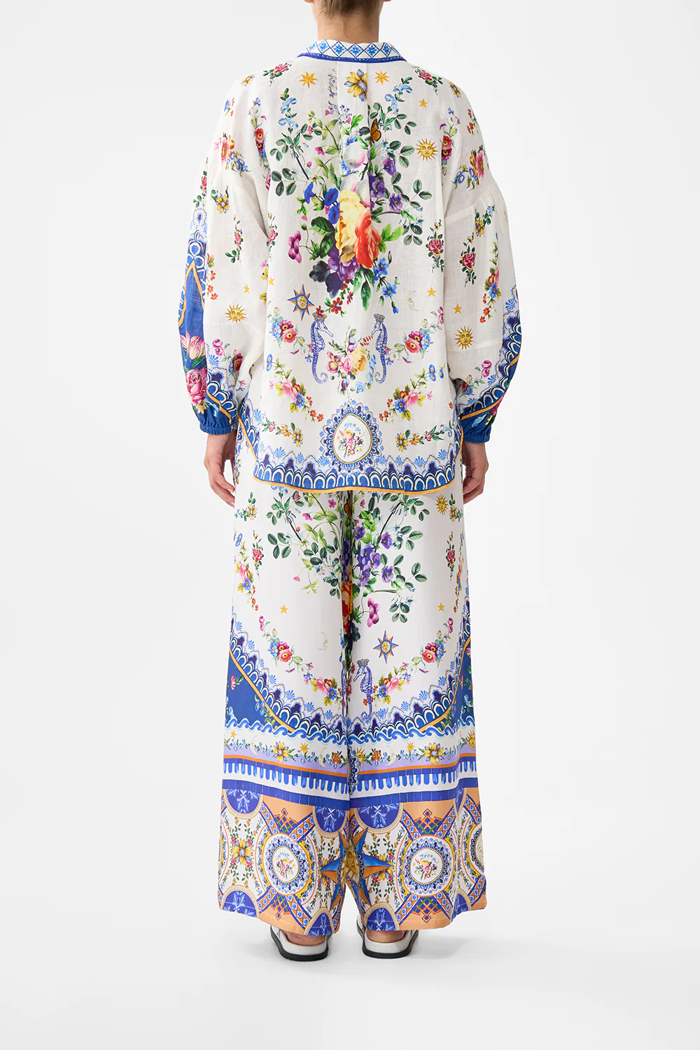 BALLOON SLEEVE BLOUSE TILES DARLS