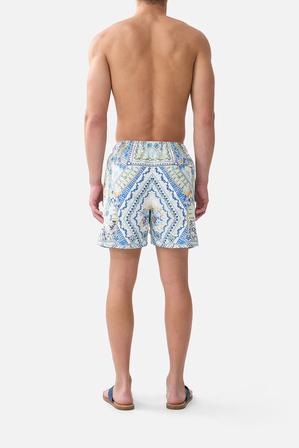 MID LENGTH BOARDSHORT WITH ELASTIC WAIST MY HOMESPUN HEART