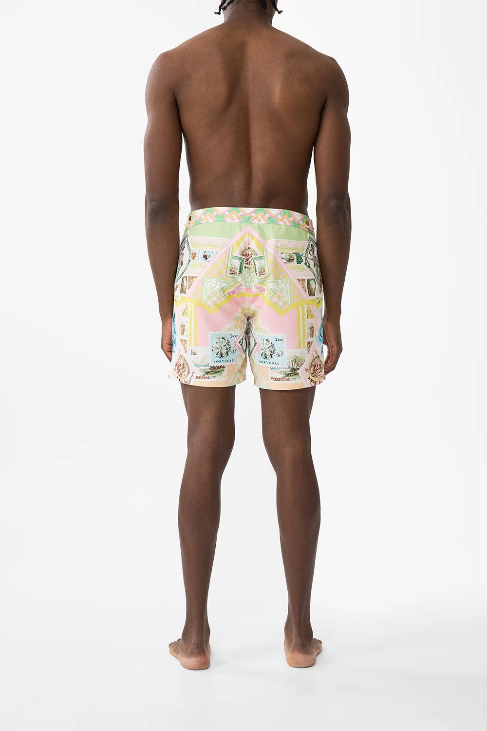 MID LENGTH SWIM SHORT WITH LOVE FROM LISBON