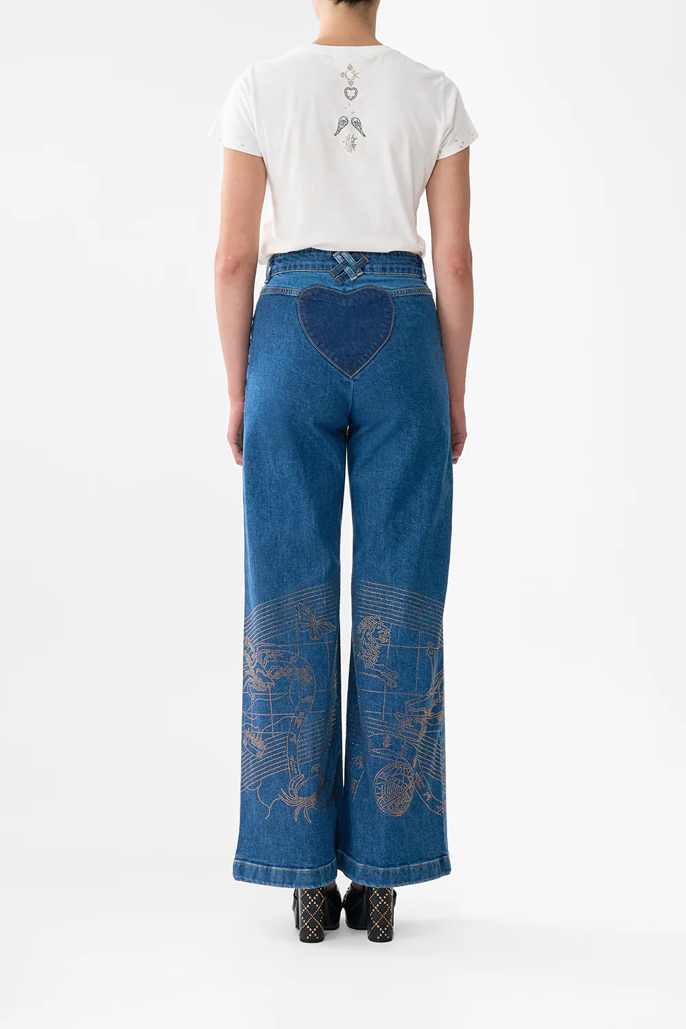 JENNA ZODIAC ZONE HIGH WAISTED FLARE DENIM