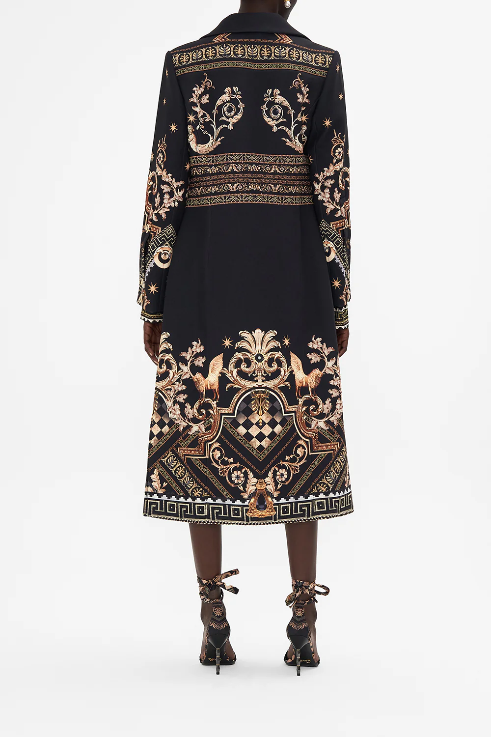 LONG BUTTON FRONT COAT DUOMO DYNASTY