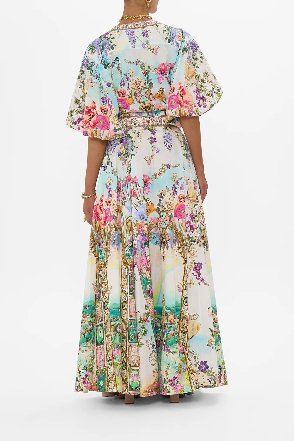 TIE FRONT PUFF SLEEVE TOP MUNCHKINLAND