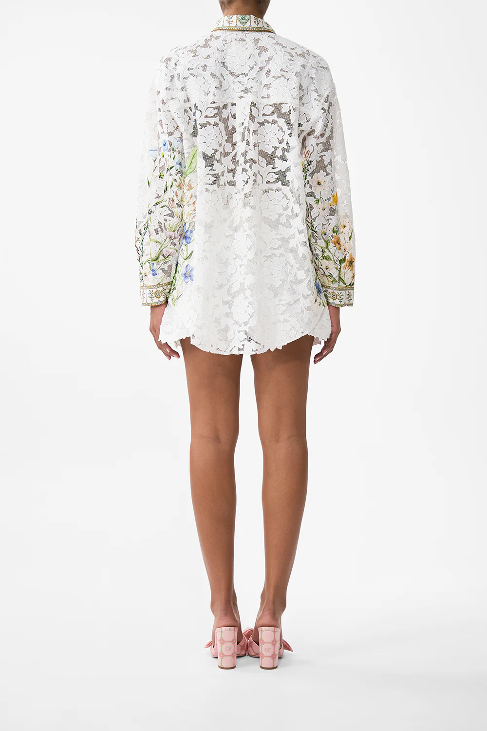 COLLARED SHIRT WITH SIDE BUTTONS DRESSING ROOM DRAMA