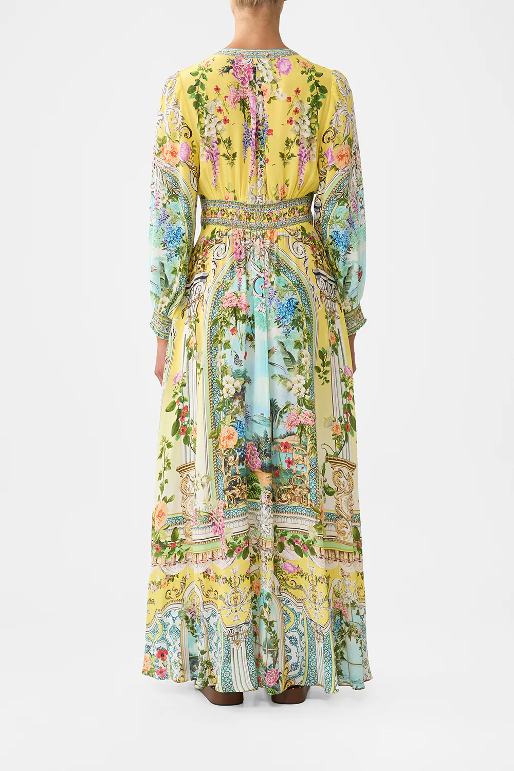 BUTTON DRESS WITH SHAPED WAISTBAND TALES OF TOPKAPI PALACE