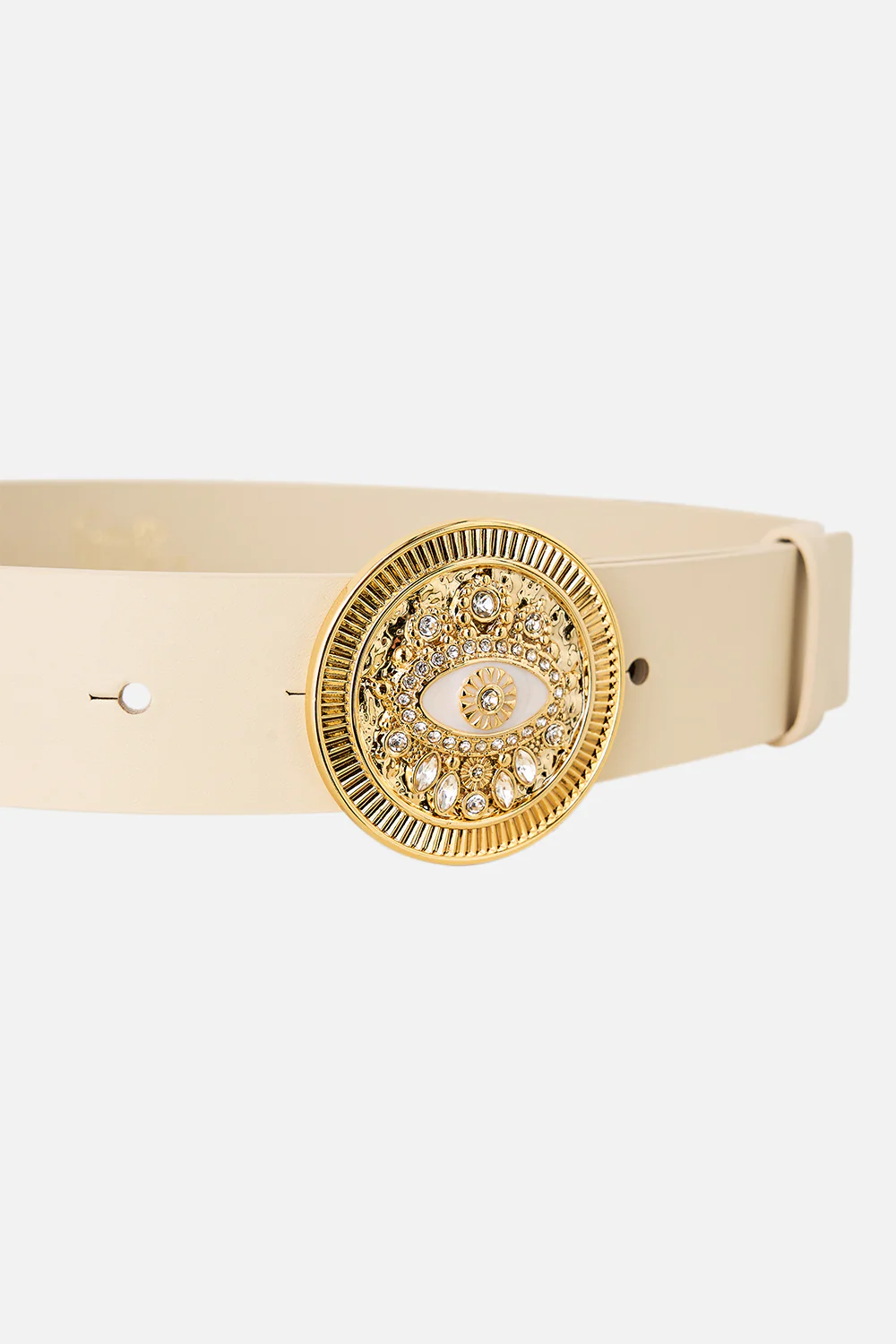 EVIL EYE BELT SOLID CREAM