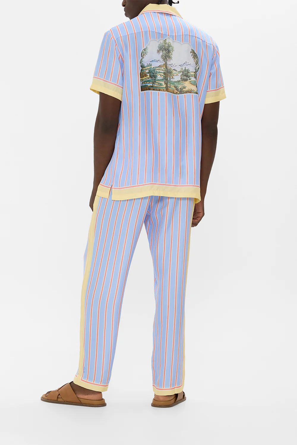 SHORT SLEEVE CAMP COLLARED SHIRT BOTANICAL BALLADS