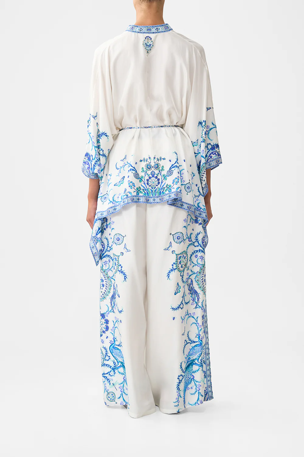 BUTTON THROUGH SCARF BLOUSE ISNIK LULLABY