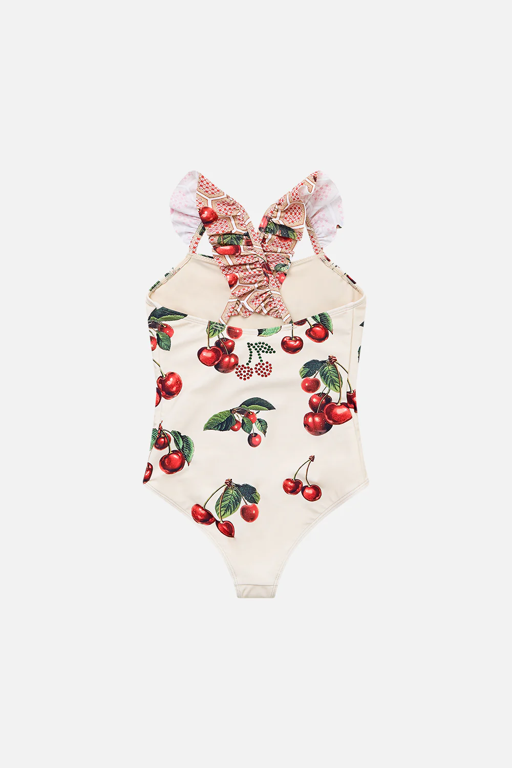 KIDS STRAIGHT NECK ONE PIECE WITH FRILL STRAPS NOTES FROM THE ROAD