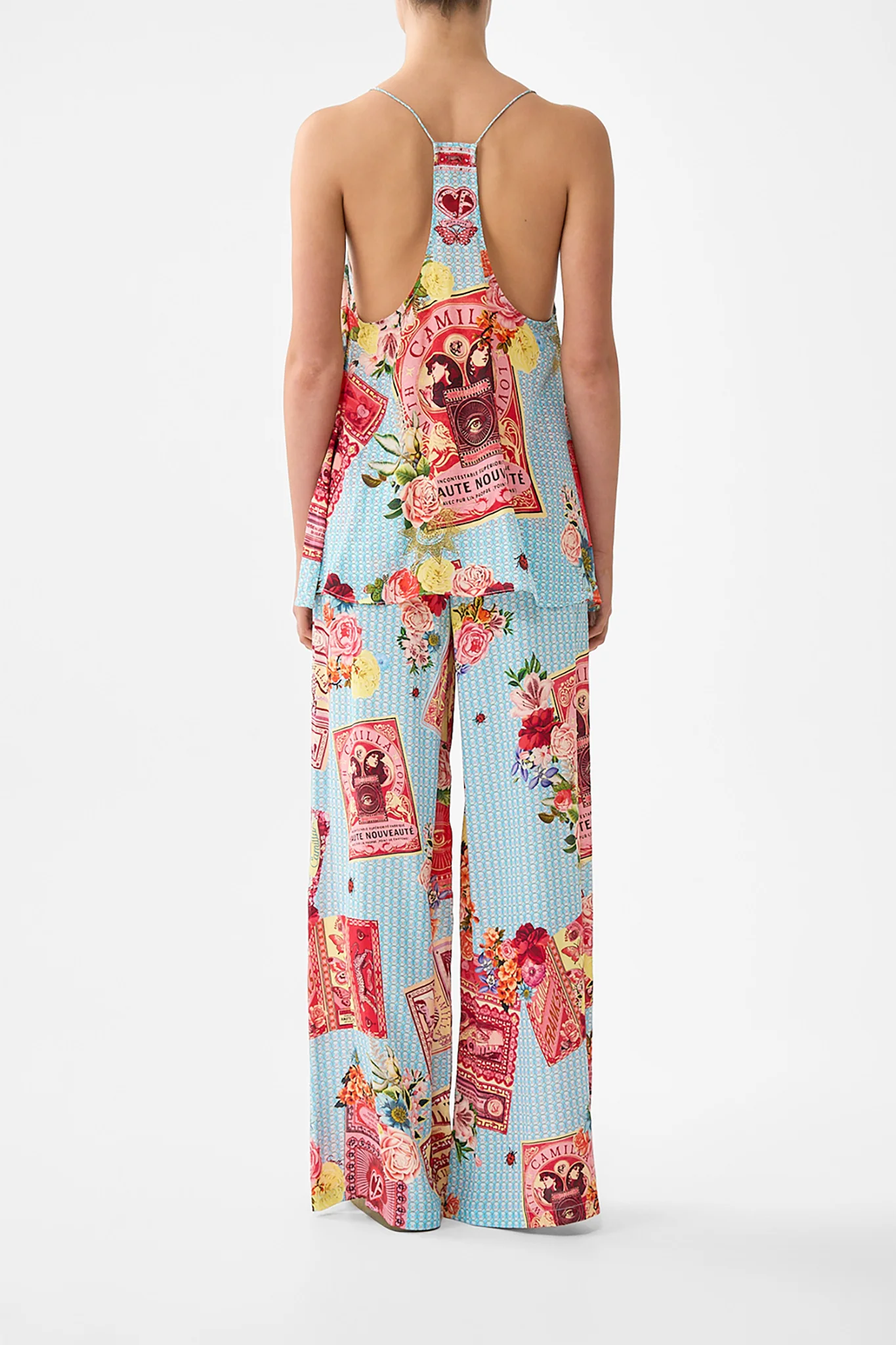 T-BACK SHOESTRING TOP PAPERS AND CURIOUS CAPERS