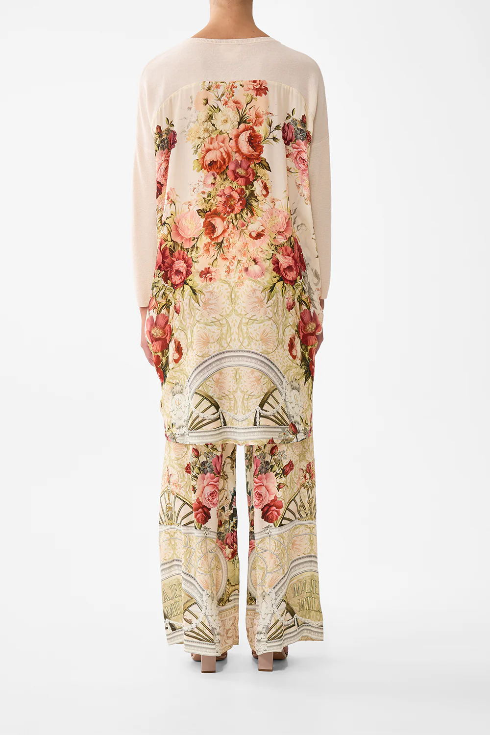 LONG SLEEVE JUMPER WITH PRINT BACK MEET ME AT THE MAJESTIC