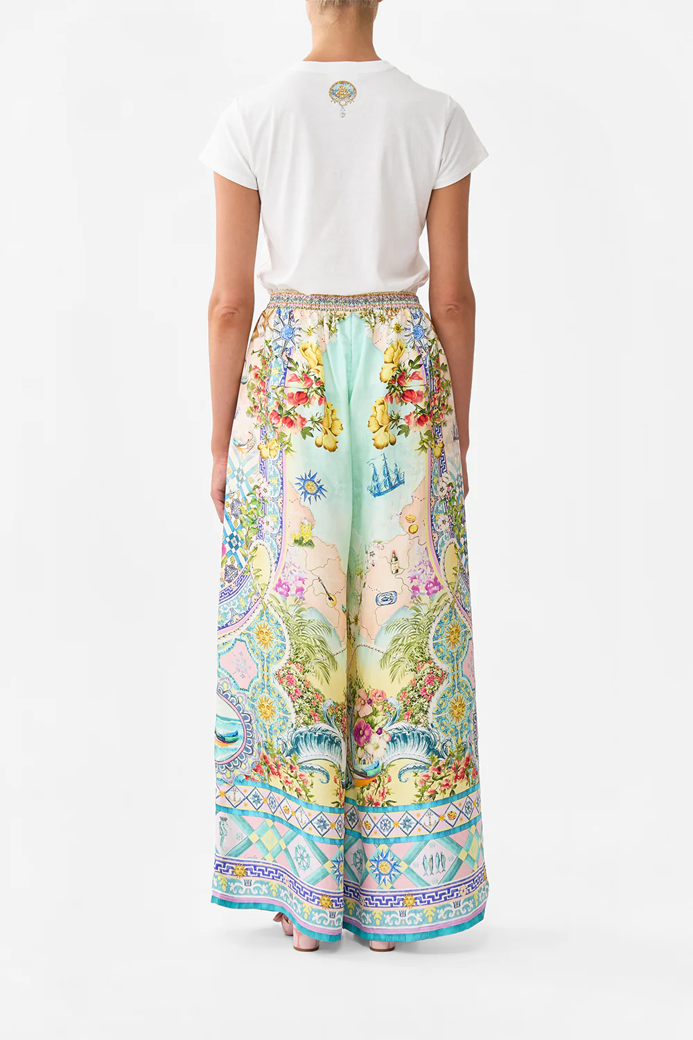 WIDE LEG TROUSER WITH FRONT POCKETS JUST COASTING