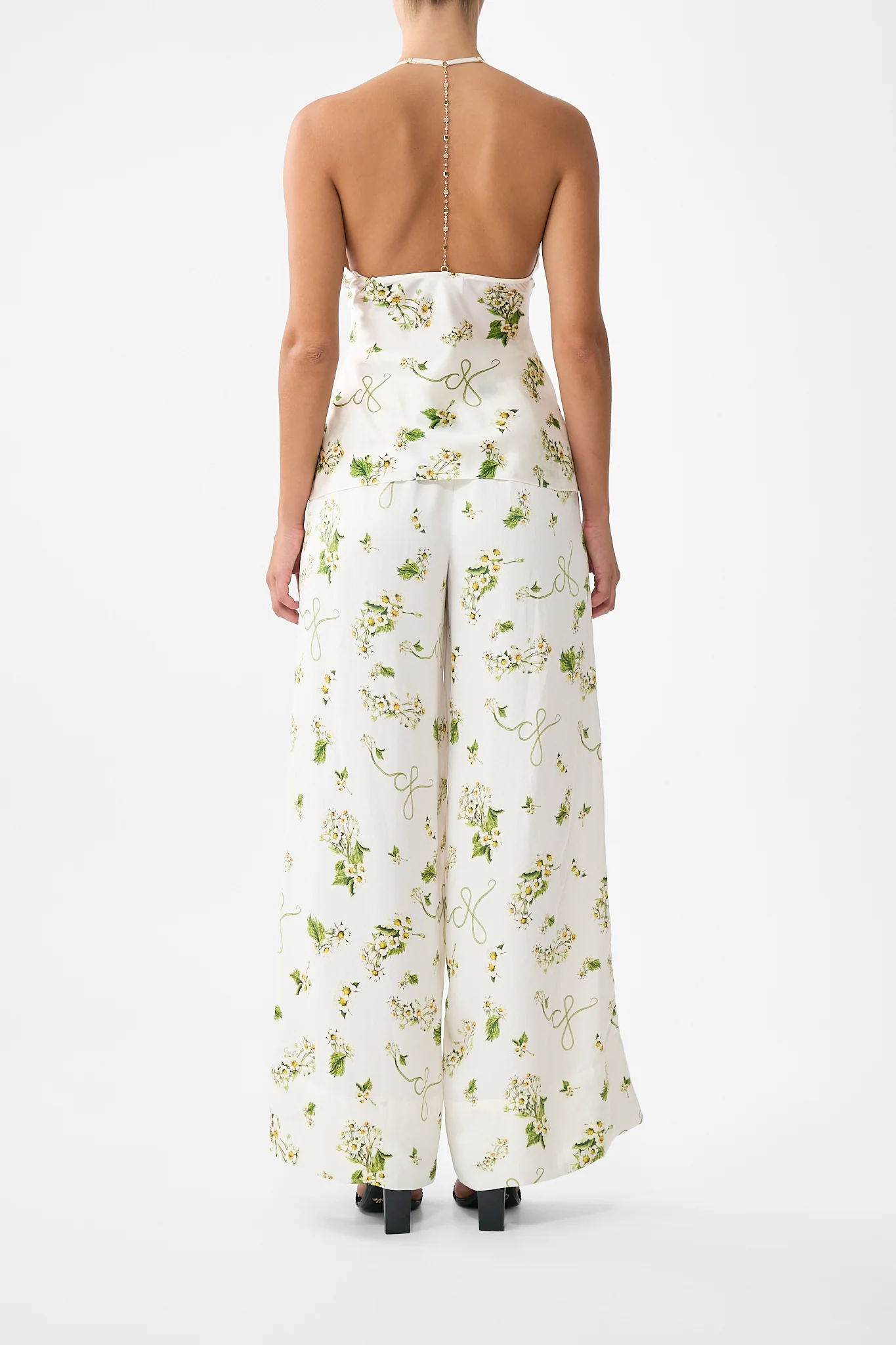 CHAIN DETAIL BIAS CAMI BOTANICAL UTOPIA