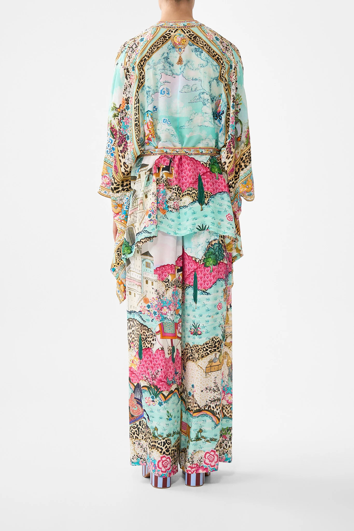 BUTTON THROUGH SCARF BLOUSE MINIATURE MOMENTS