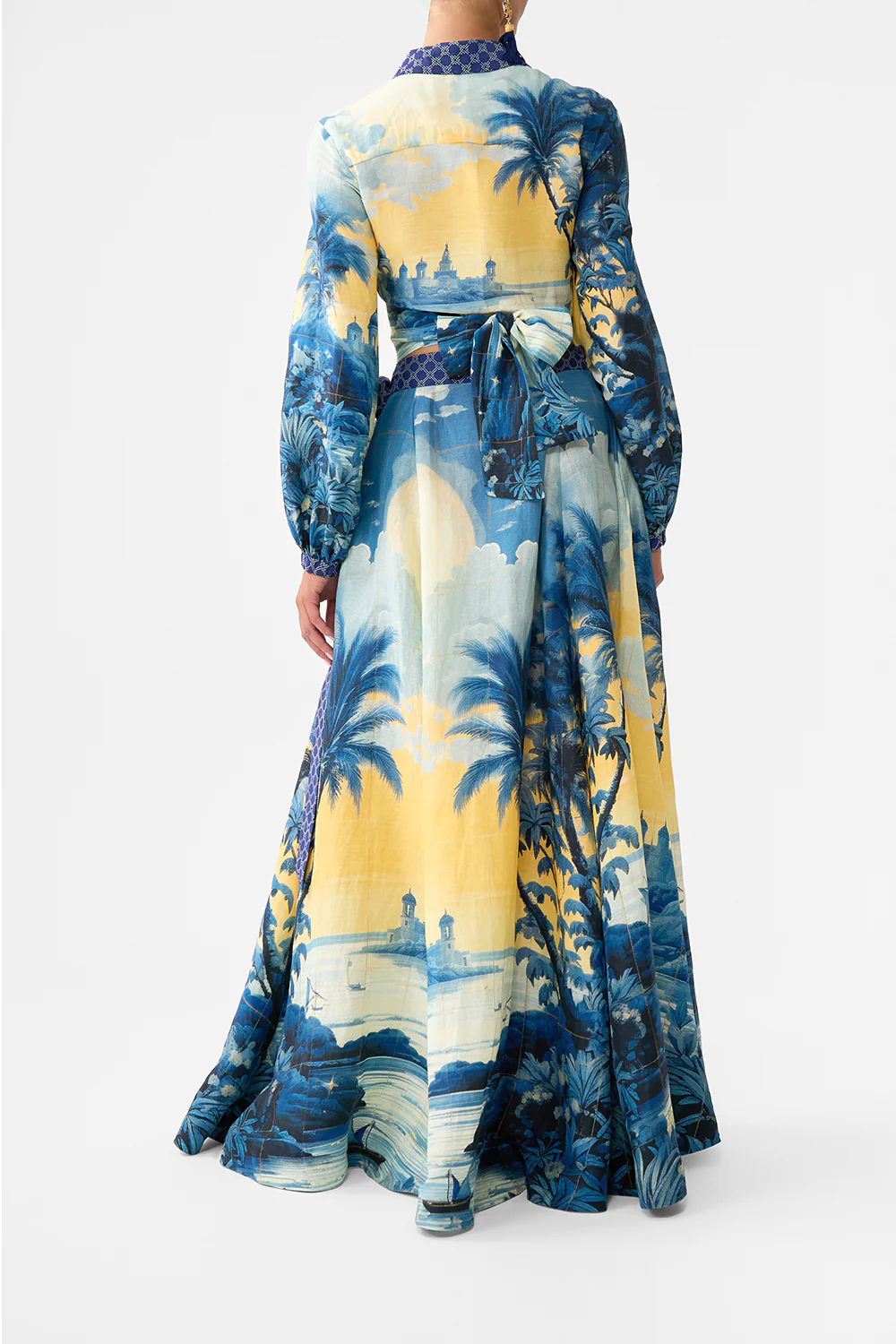 CROPPED WRAP SHIRT SONG OF SAINT ANTHONY