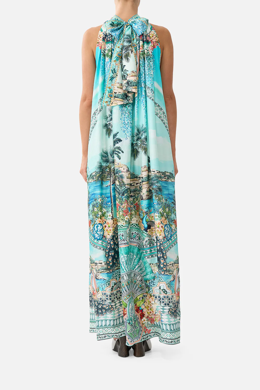 TIE NECK LONG DRESS BALEARIC BEBÉ