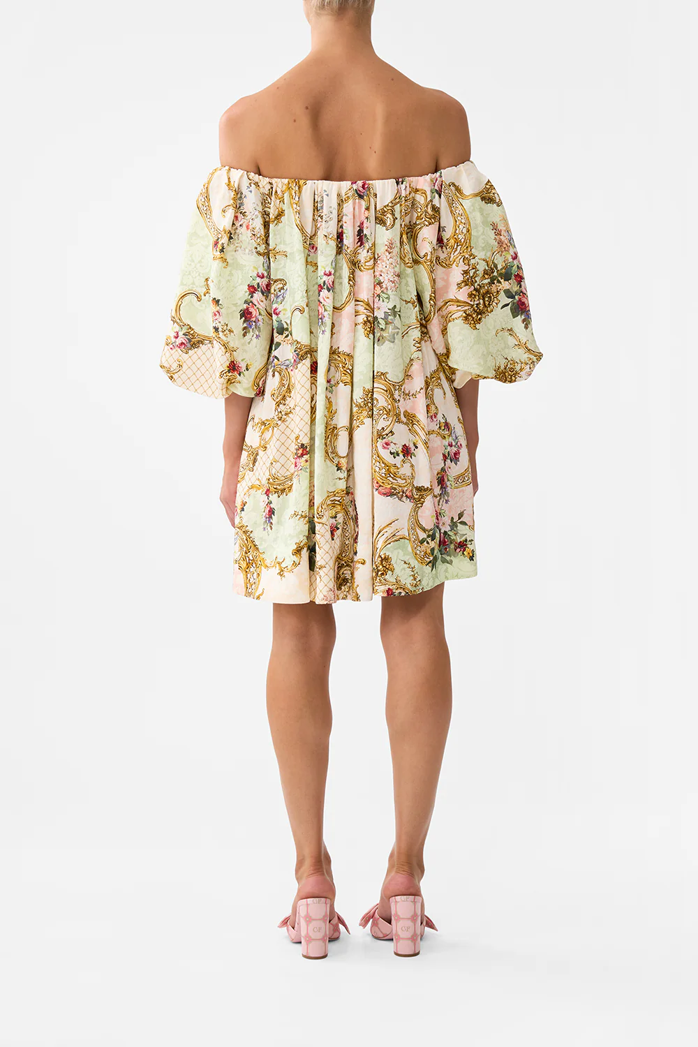 OFF SHOULDER PUFF DRESS THE QUEENS QUARTERS