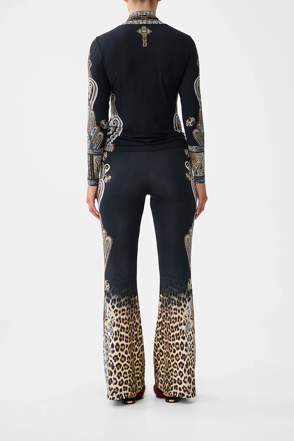 JERSEY FLARE PANT ISTANBUL ANIMALIA