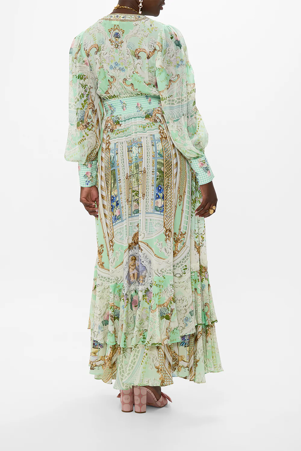 LONG BUTTON FRONT DRESS PESTANA PANORAMA