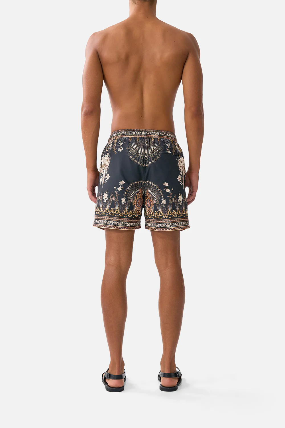 MID LENGTH BOARDSHORT WITH ELASTIC WAIST FLAMENCO FOLKLORE