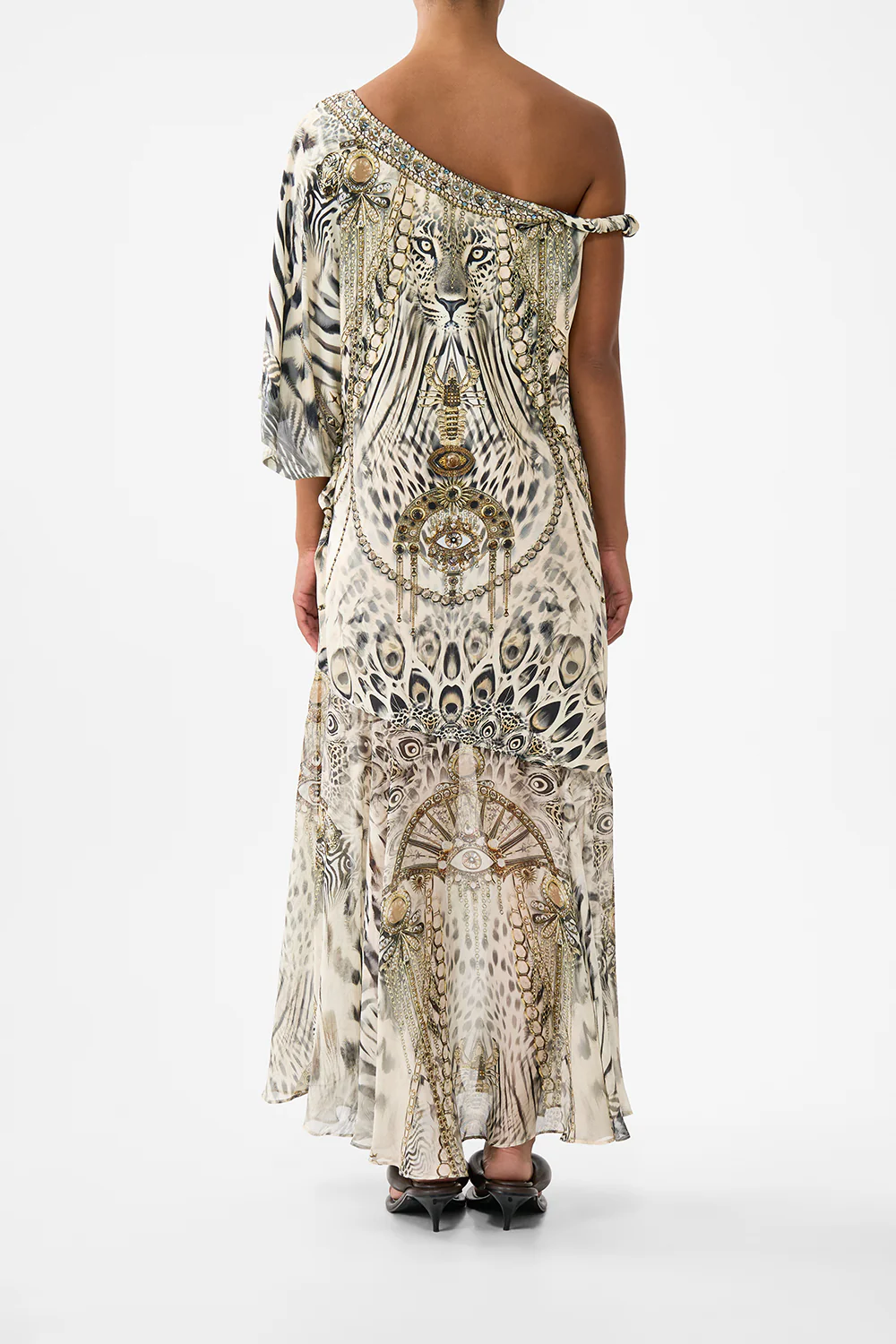 TWISTED ONE SHOULDER DRESS LADY LIONHEART