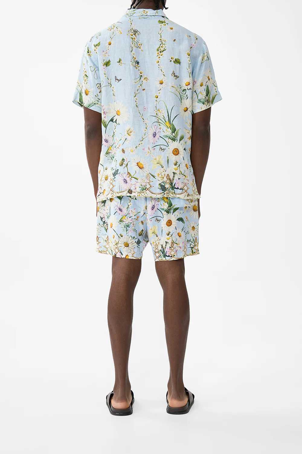 SHORT SLEEVE CABANA SHIRT FLORAL FREEFALL