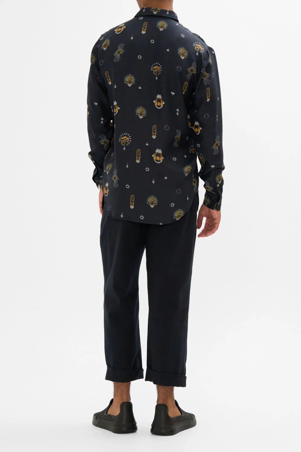 LONG SLEEVE HIDDEN PLACKET SHIRT CALL ME CLEOPATRA