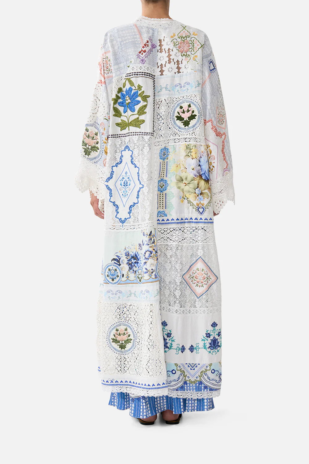 FLARE SLEEVE LONG ROBE MY HOMESPUN HEART