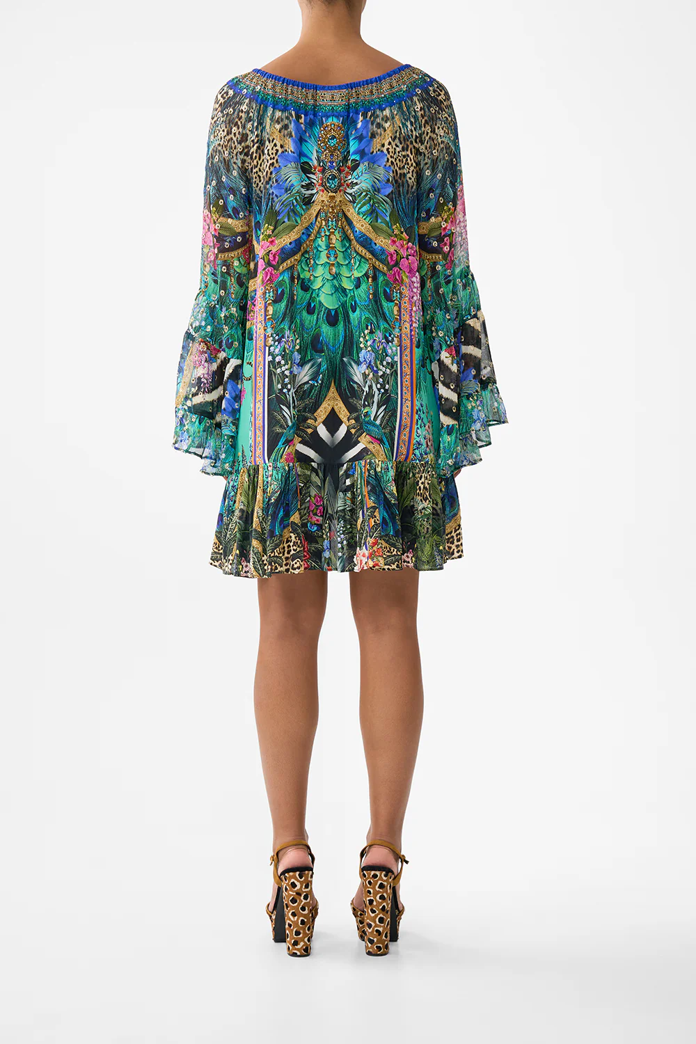 A-LINE FRILL DRESS ANIMAL ALCHEMY