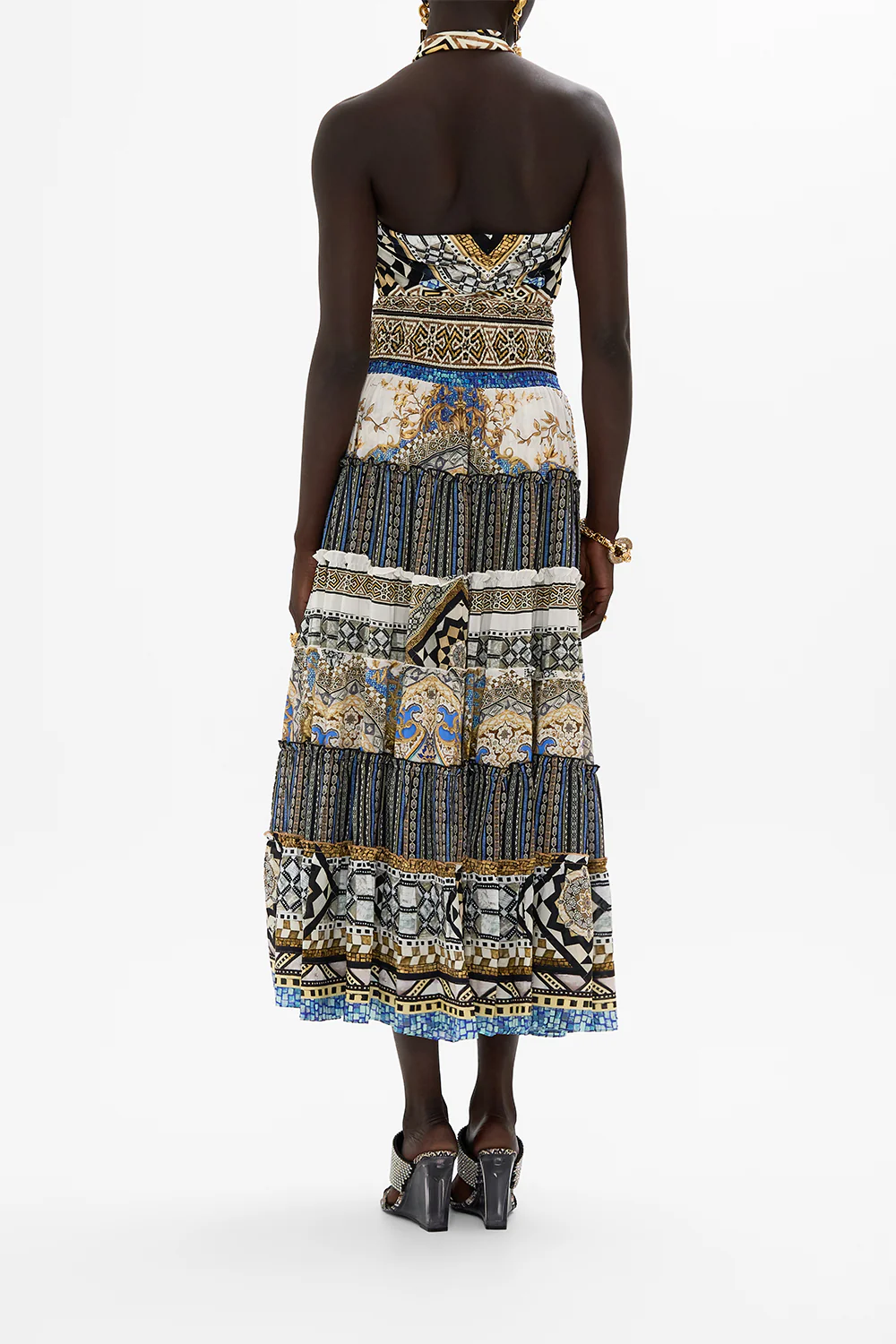 DRAPED JERSEY HALTER TOP MAKE ME YOUR MOSAIC