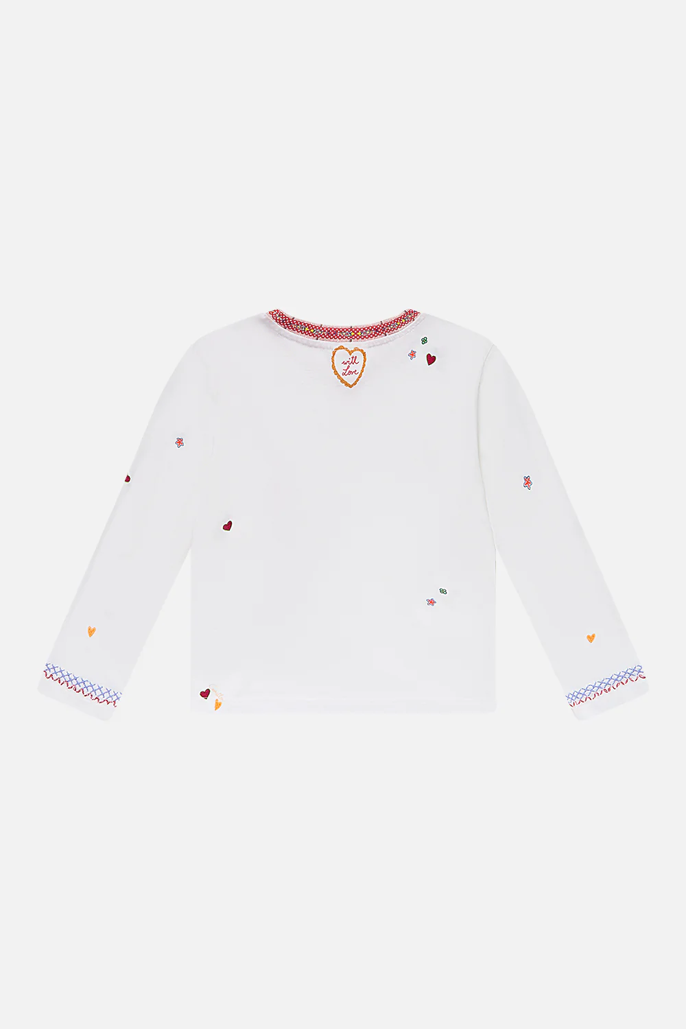 KIDS LONG SLEEVE TOP 4-10 FAITH, LUCK & JUSTICE