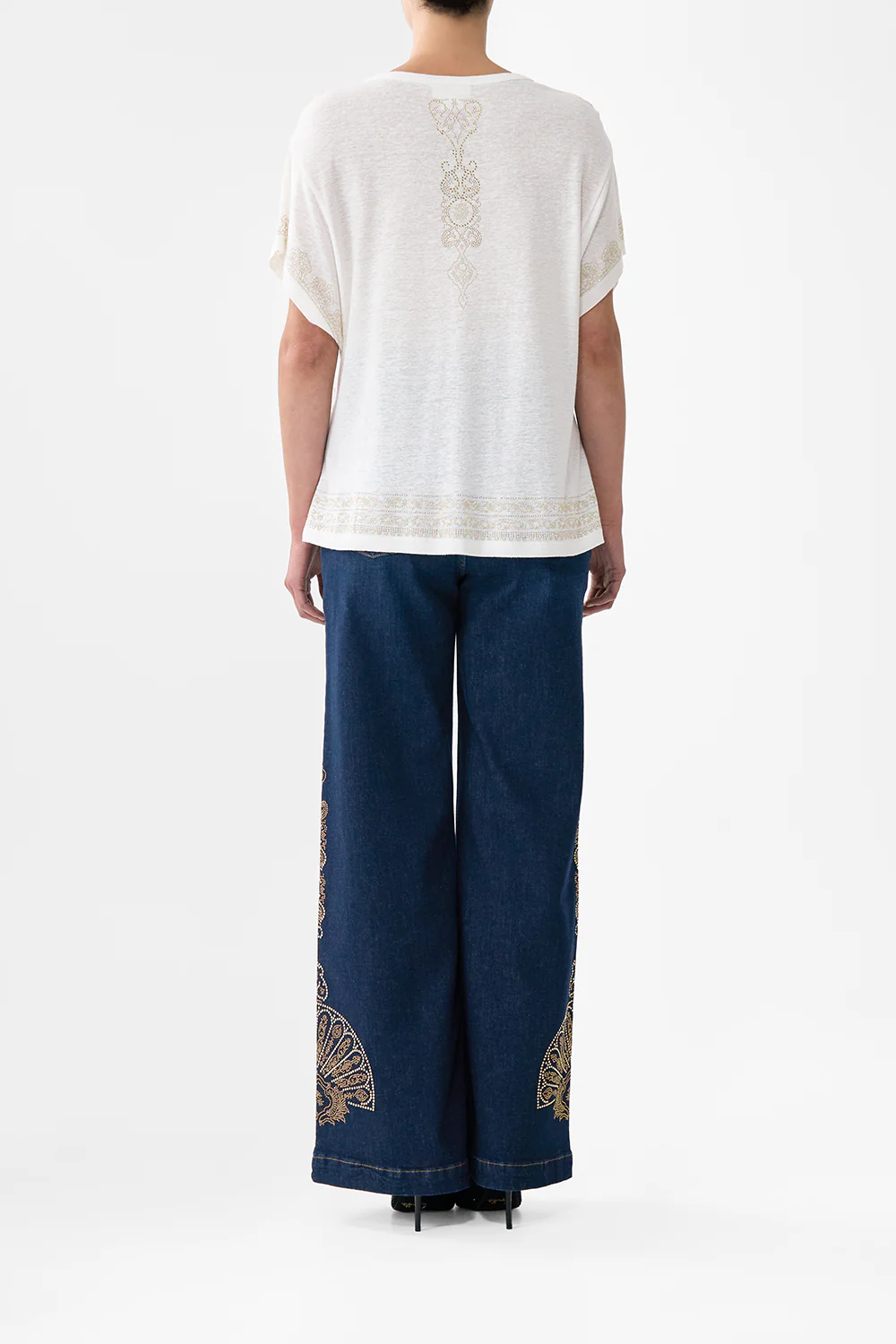 JENNA ISTANBUL ALCHEMY HIGH WAISTED FLARE DENIM