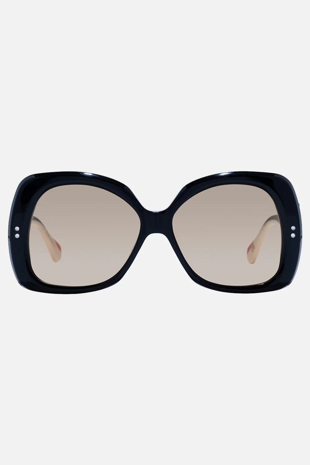 LATE CHECKOUT SUNGLASSES BLACK / IVORY