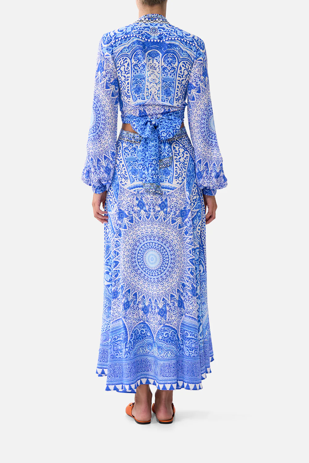 CROPPED WRAP SHIRT THE BOSPHOROUS