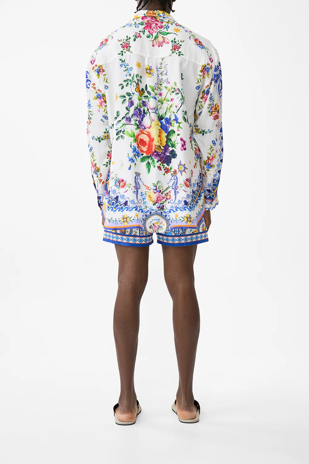 LONG SLEEVE OVERSIZED SHIRT TILES DARLS