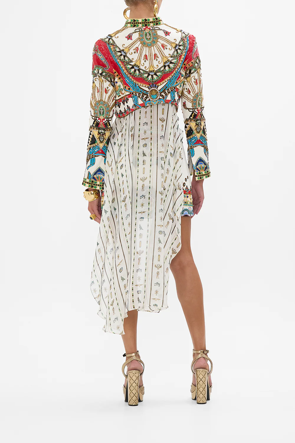 OPEN FRONT JACKET WITH FULL LENGTH BACK VALLEY OF THE QUEENS