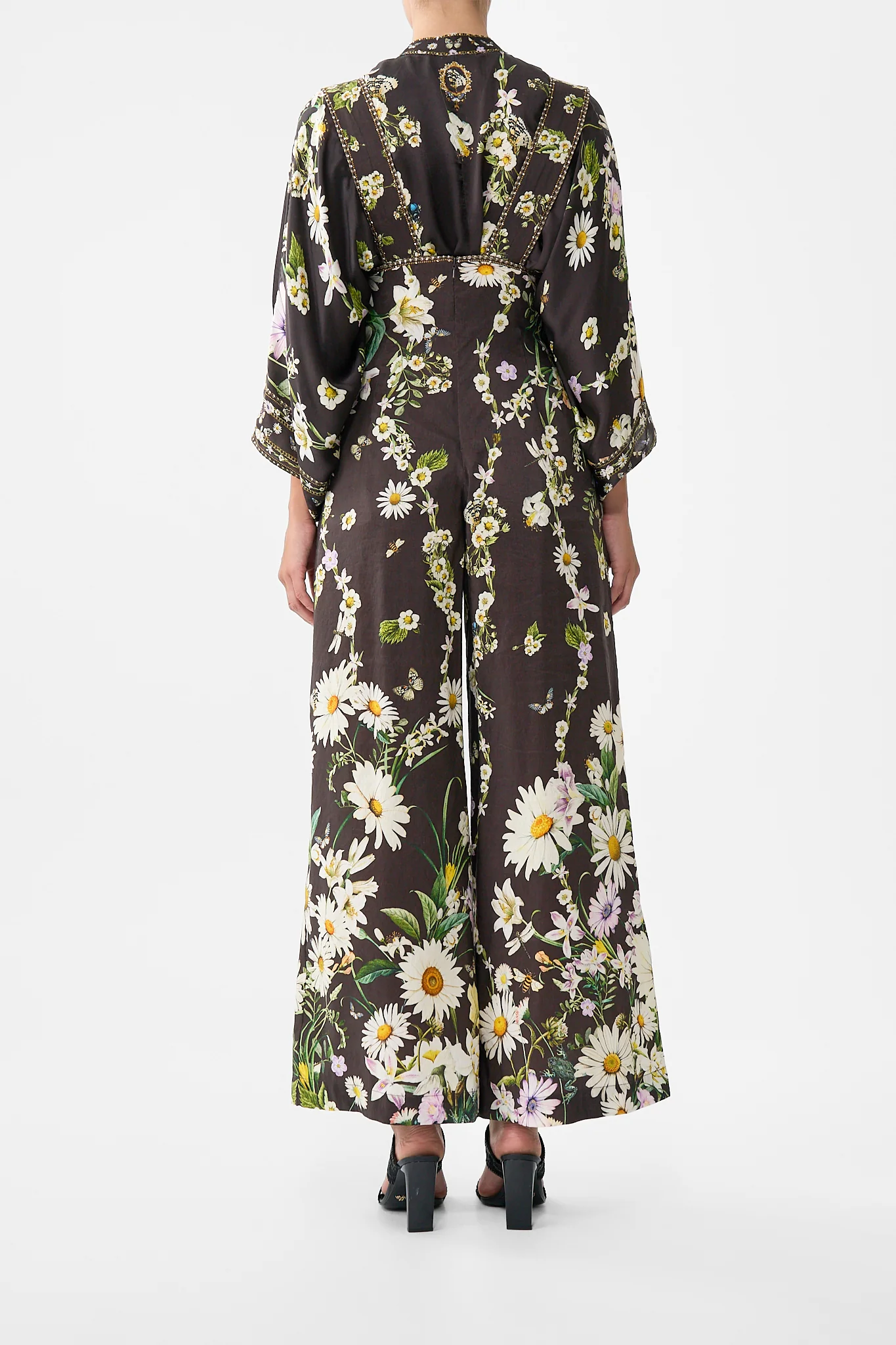 DETACHABLE STRAP WIDE LEG JUMPSUIT DISH IT, DAISY