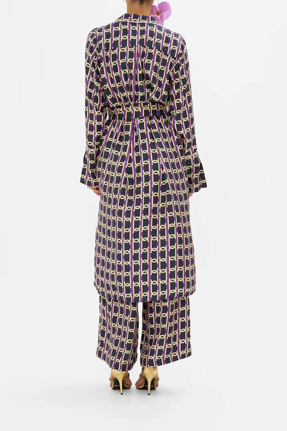 SPLIT CUFF SOFT COAT FILM DIVA