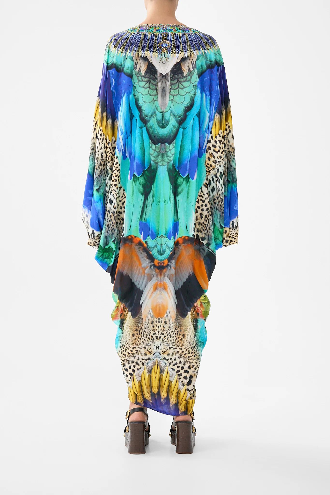 T SHAPE LONG KAFTAN JUNGLE FLIGHT