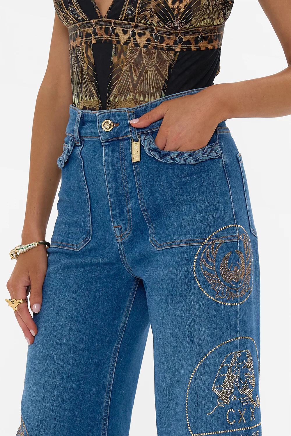 JENNA SOUL SEEKER HIGH WAISTED FLARE DENIM