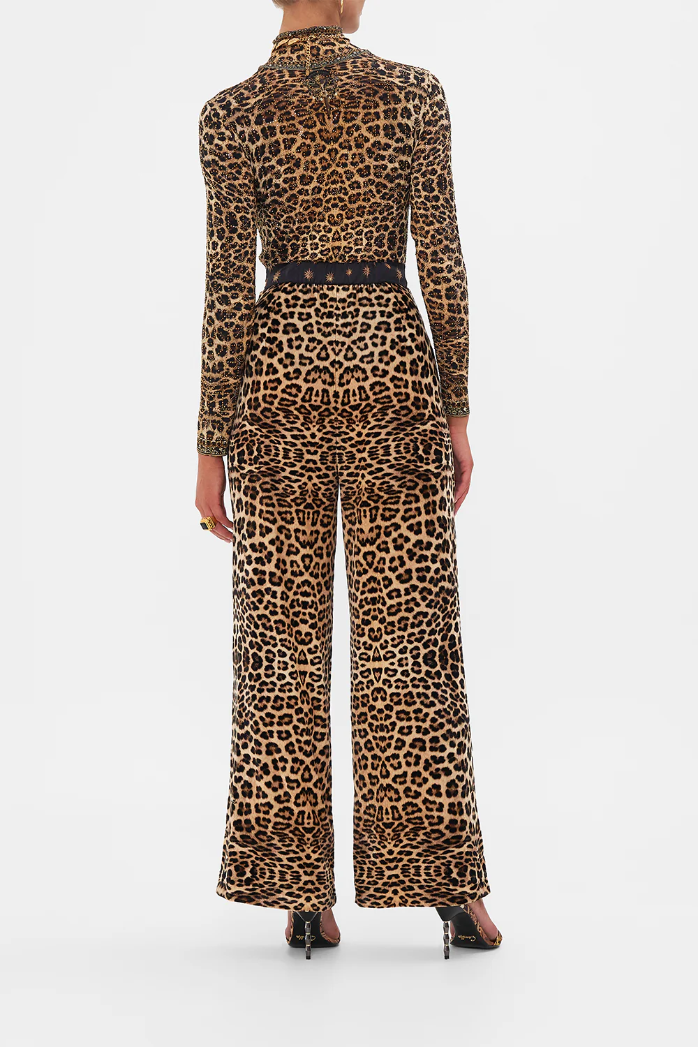 VELVET STRAIGHT LEG RELAXED TROUSER SOUL OF A STAR GAZER