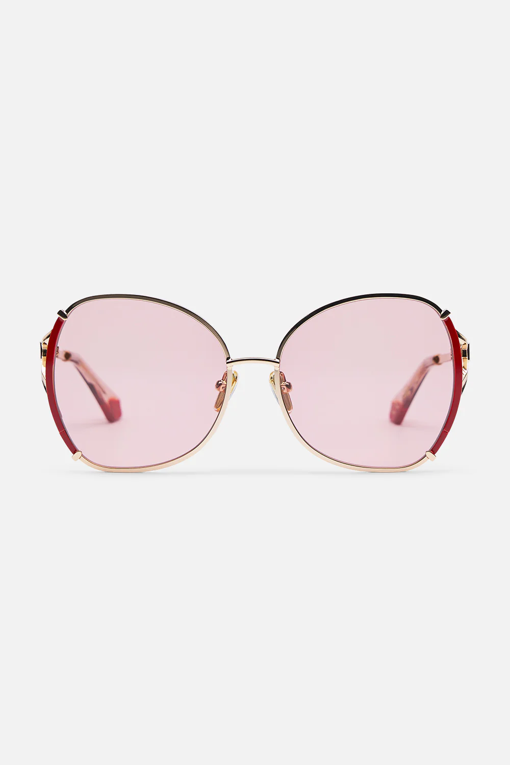 LADY LIBERTINE SUNGLASSES GOLD / BURGUNDY