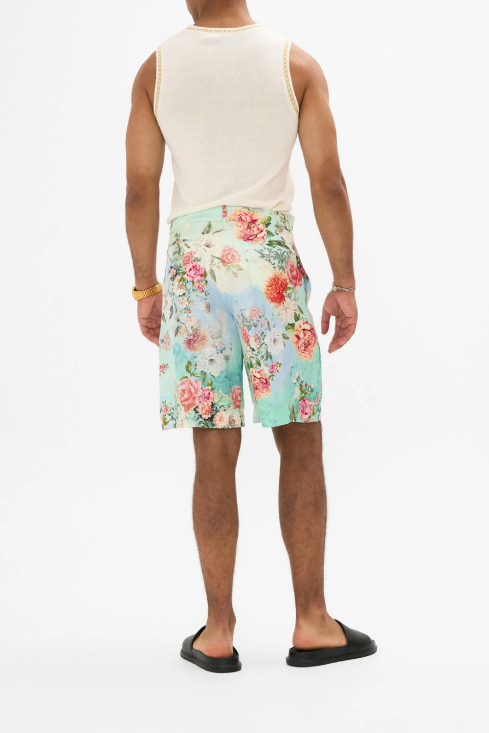 FIXED WAIST MID LENGTH WALK SHORT THE JEWELLERY MUSEUM