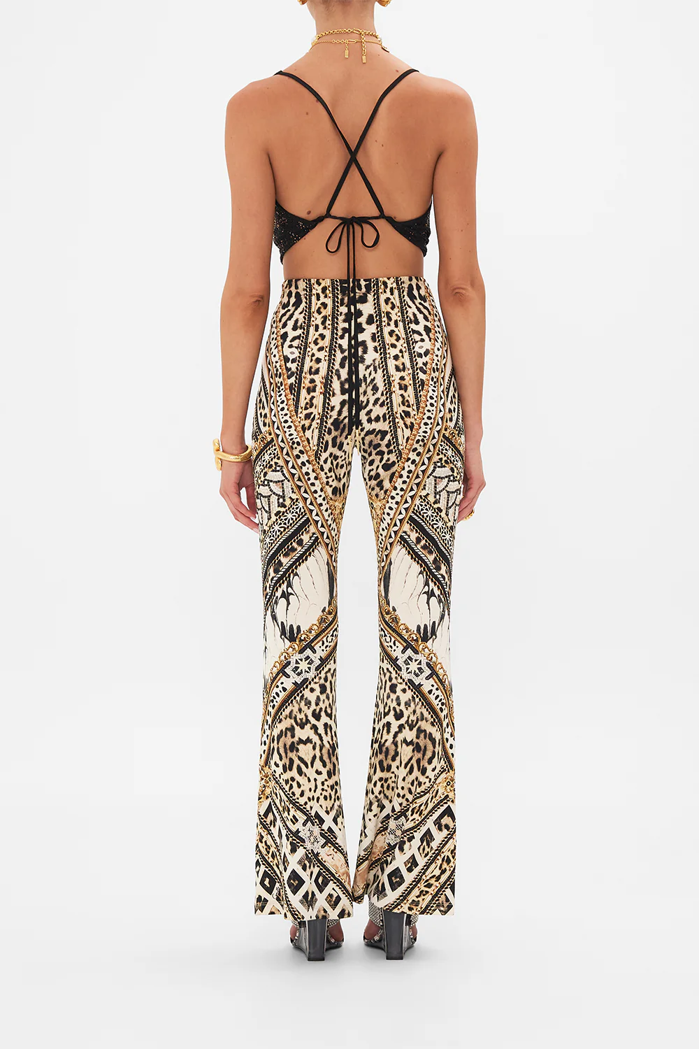 COWL NECK JERSEY TOP MOSAIC MUSE