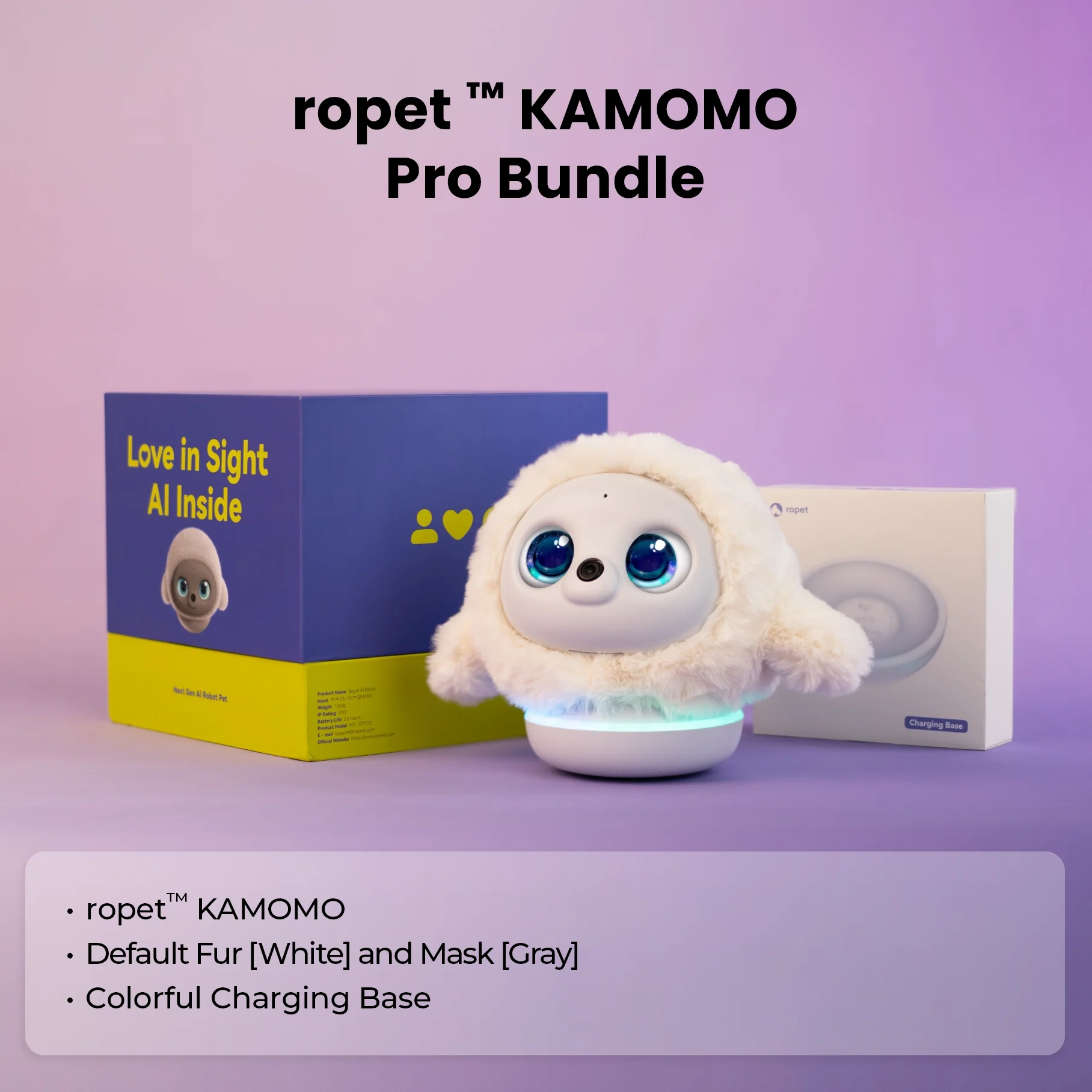 ropet™ KAMOMO--Your Next Gen AI Pet Robot
